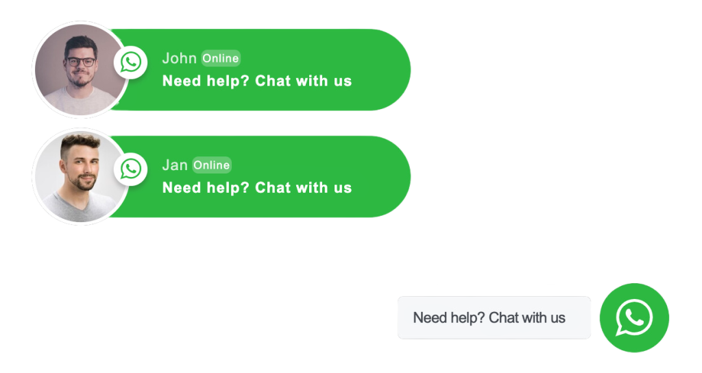whatsapp chat widget and button on shopify