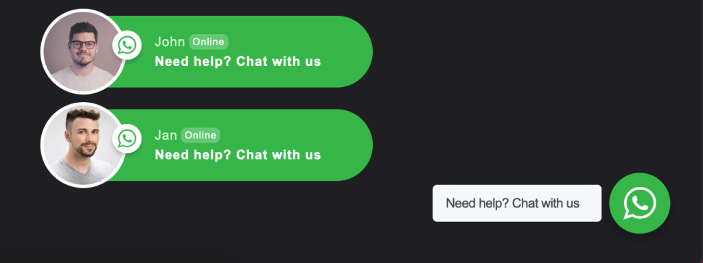 whatsapp chat widget and button on shopify