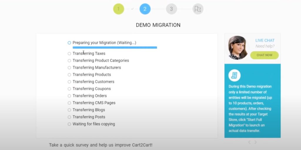 WooCommerce Migration in progress