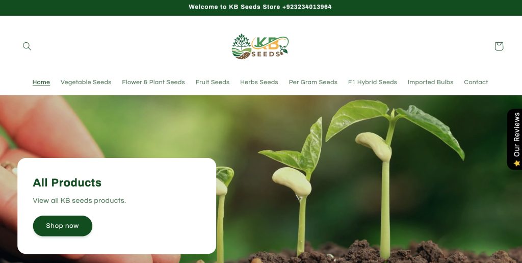 KB Seeds store
