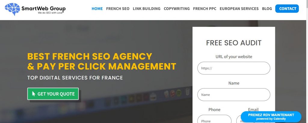 SmartWeb Group is a reputable SEO agency based in France