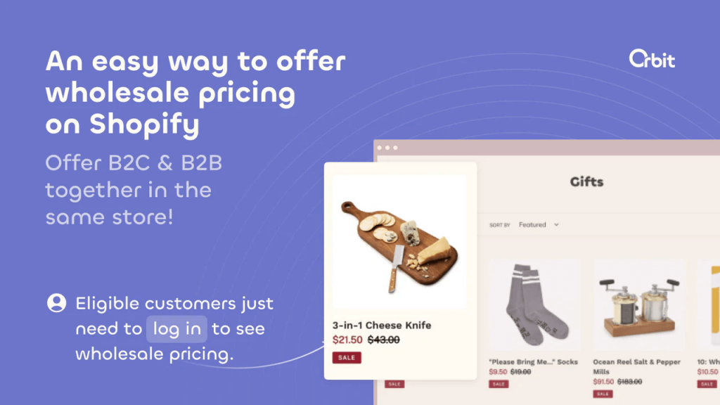 B2B Wholesale Hub is an easy way to offer wholesale pricing on Shopify