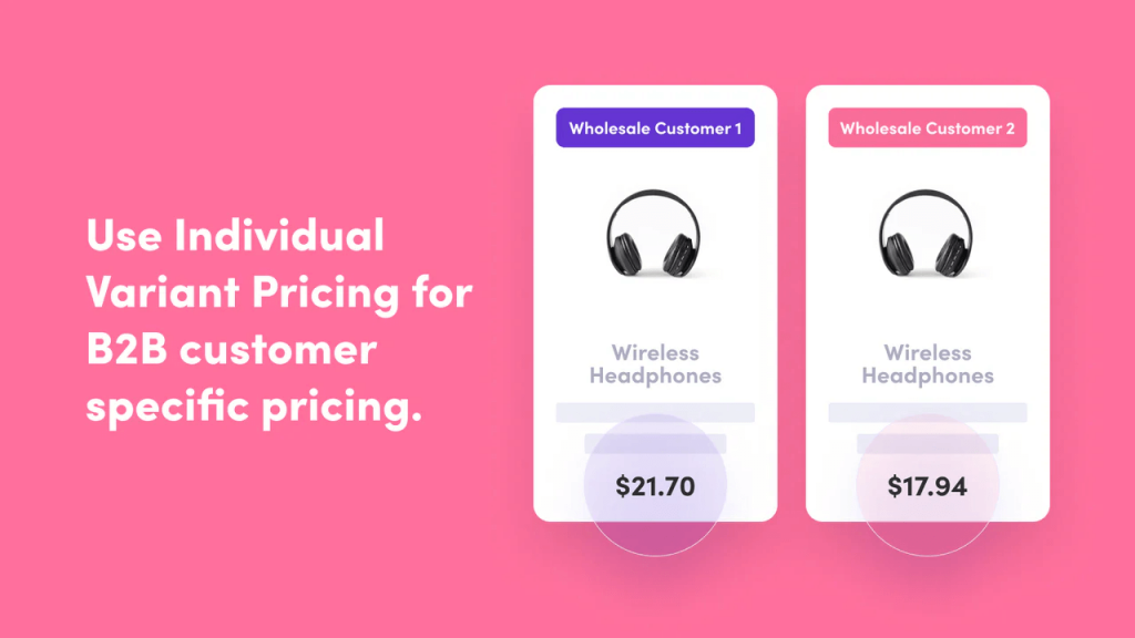 Wholesale Pricing Discount B2B offers a range of powerful features