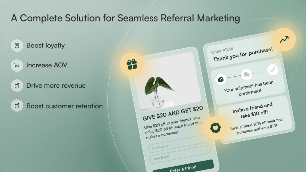 Conjured Referrals example for users