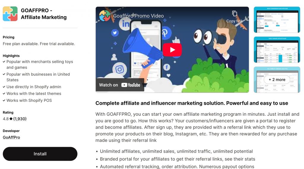 GOAFFPRO - Affiliate Marketing