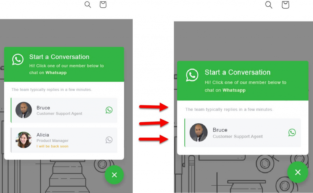 shows side-by-side comparison