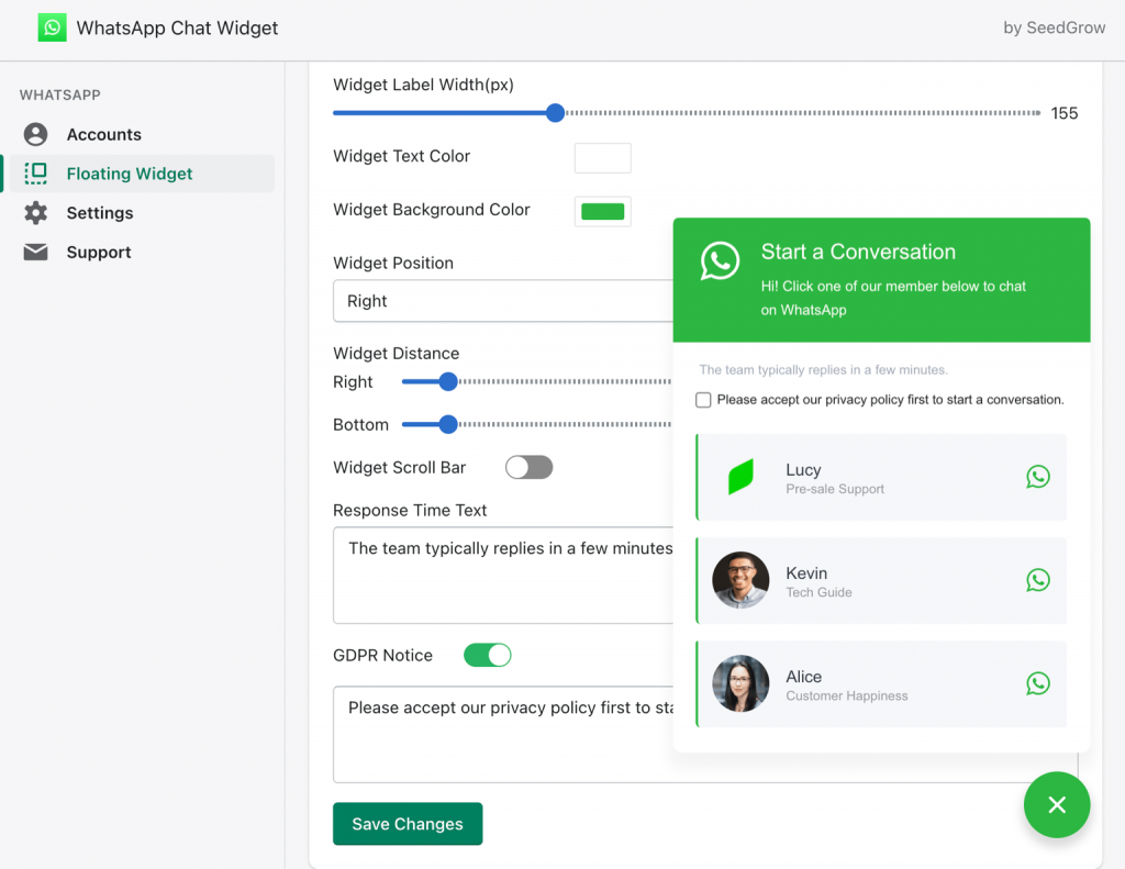 Add more text and GDPR consent notice